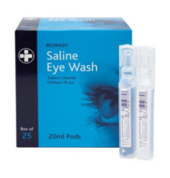 Gouttes oculaires salines stériles 20ml 