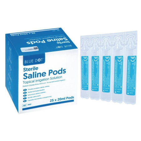 Gouttes oculaires salines stériles 20ml 