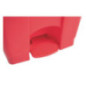 Poubelle de cuisine à pédale Jantex rouge 45L
