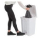 Poubelle de cuisine à pédale Jantex blanche 45L