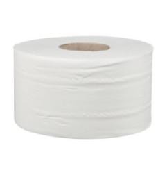 Rouleaux de papier toilette 2 plis mini Jumbo Jantex 150m (lot de 12)