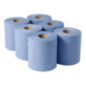 Bobines bleues 2 plis à dévidage central Jantex 120m (lot de 6)