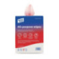 Chiffons tout usage antibactériens Jantex rouges (Lot de 200)