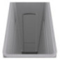 Collecteur Slim Jim Rubbermaid 60L