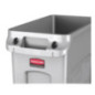 Collecteur Slim Jim Rubbermaid 87L