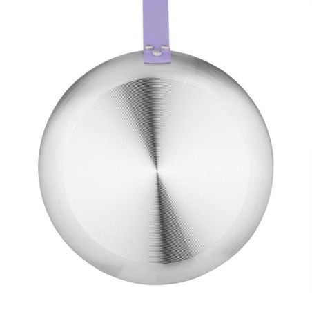 Poêle aluminium antiadhésive Teflon Platinum Plus Hygiplas avec manche violet 200mm