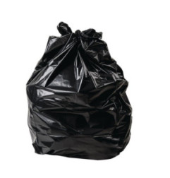 Sacs poubelles très résistants Jantex 70L noirs (Lot de 200)