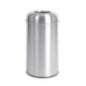 Poubelle dome inox ouverte Bolero 40L