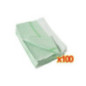 OFFRE GROS VOLUME Torchons Wonderdry verts x100
