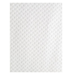 Sets de table en papier gaufré blanc brillant (lot de 400)