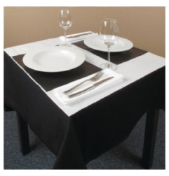 Sets de table en papier gaufré blanc brillant (lot de 400)