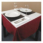 Sets de table en papier gaufré blanc brillant (lot de 400)