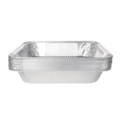 Grandes barquettes rectangulaires aluminium Fiesta Recyclable (lot de 500)