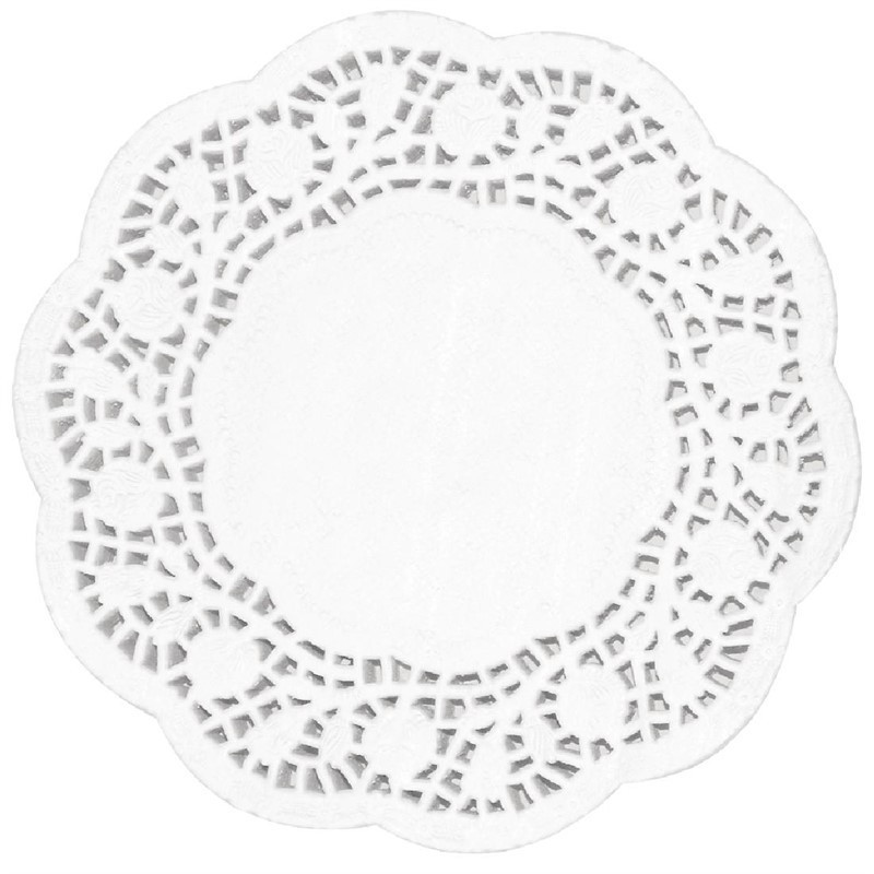 Napperons ronds en papier Olympia 100mm (Lot de 250)