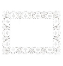 Napperons rectangulaires en papier Olympia (Lot de 250)