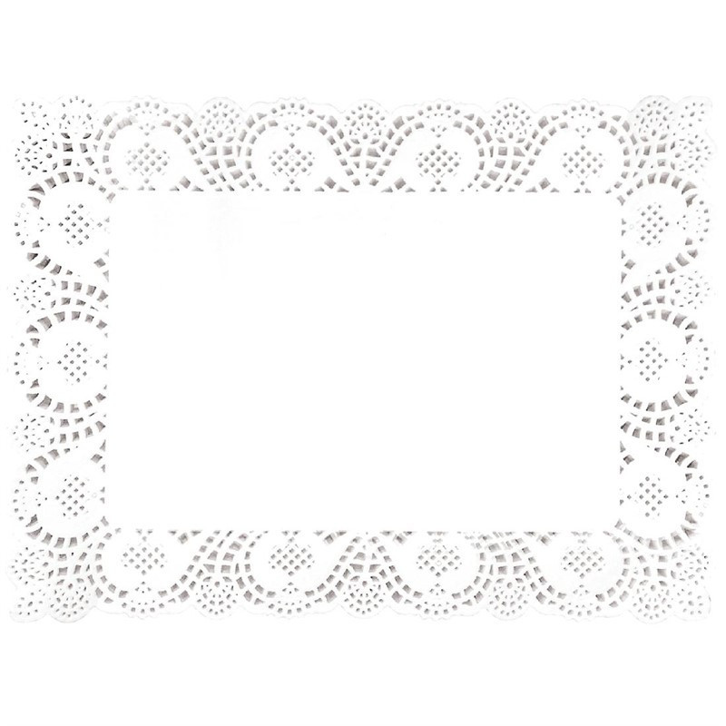 Napperons rectangulaires en papier Olympia (Lot de 250)