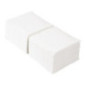 Serviettes cocktail blanches Fasana 250mm (Lot de 1500)
