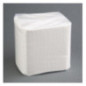 Serviettes cocktail 1 pli Fiesta Recyclable blanches 250mm