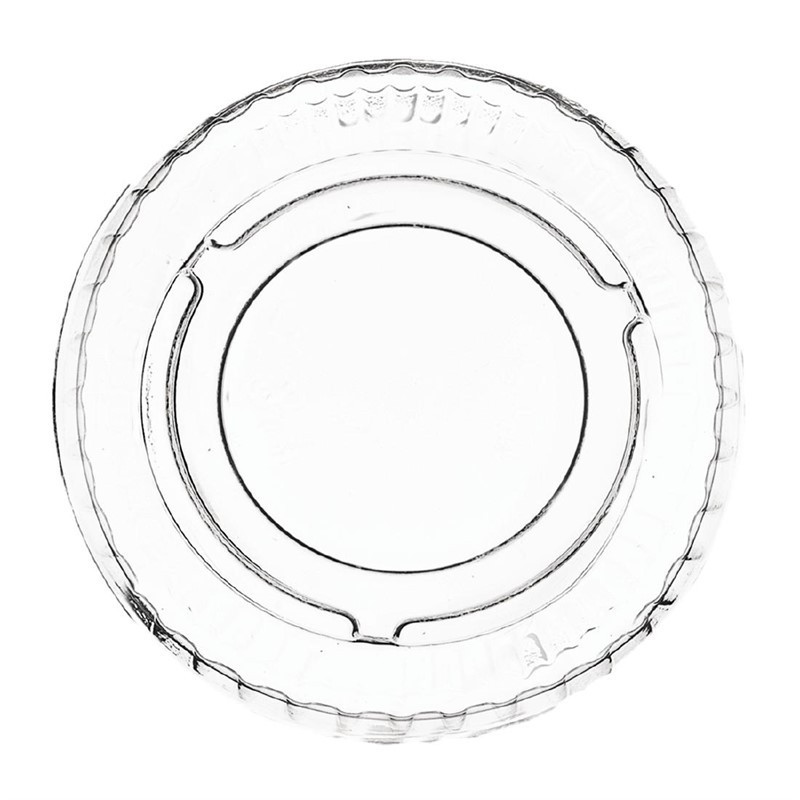 Couvercle pot à sauce compostable en PLA Vegware 28ml (x5000)