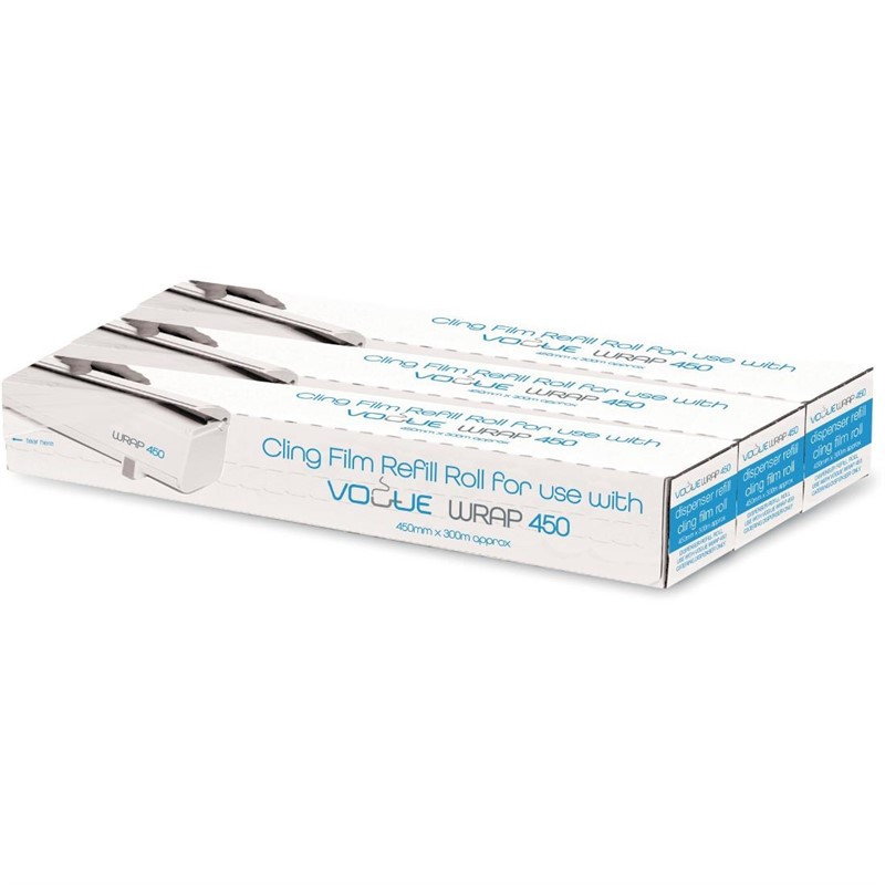 Rouleaux de film alimentaire pour distributeur Wrap450 Vogue