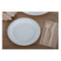 Assiettes en bagasse compostables Fiesta Compostable 17,9 cm (x50)