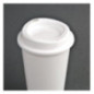 Gobelets à café réutilisables avec couvercles en polypropylène Olympia (lot de 25)