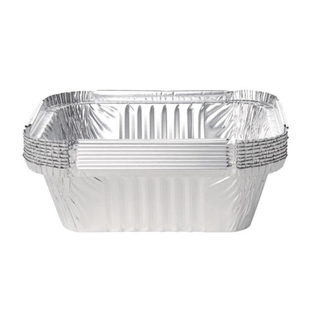 Barquettes rectangulaires aluminium Fiesta Recyclable 450ml (lot de 500)