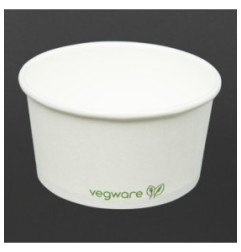 Bols à soupe ou glace compostables Vegware 170ml (lot de 1000)