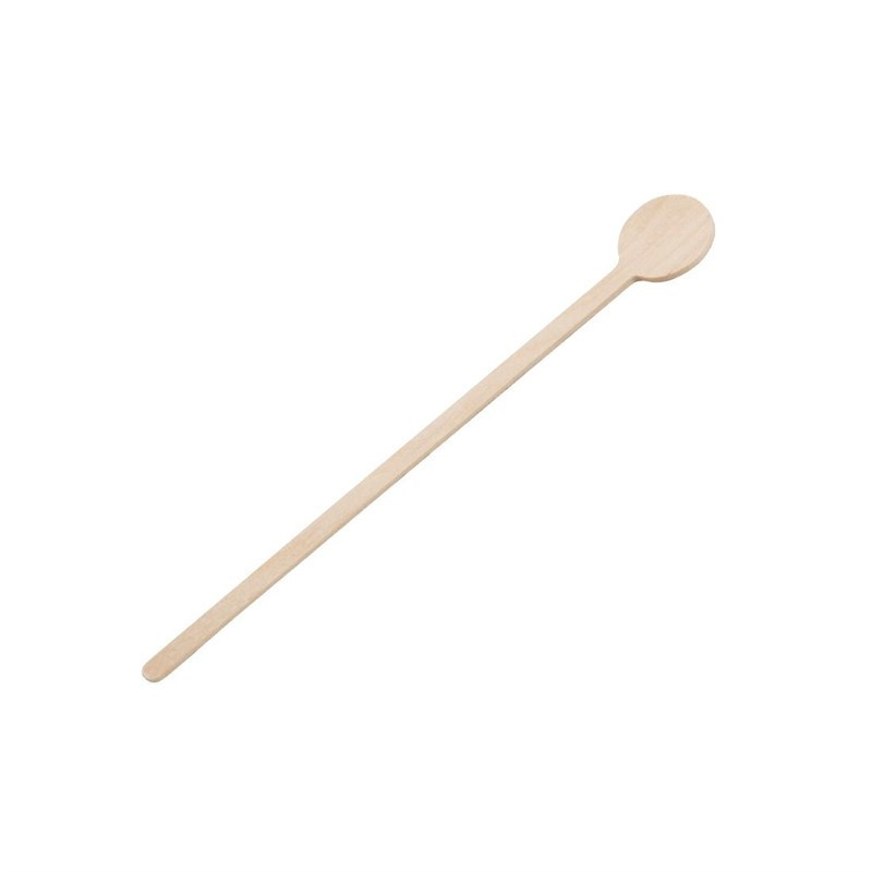 Agitateurs à cocktail biodégradables en bois Fiesta Compostable 150mm (Lot de 100)