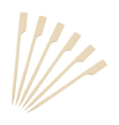 Brochettes biodégradables en bambou Fiesta Compostable 120mm (Lot de 100)