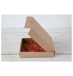 Cartons à pizza kraft Fiesta Compostable 23cm (Lot de 100)