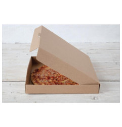 Cartons à pizza kraft Fiesta Compostable 30cm (Lot de 100)