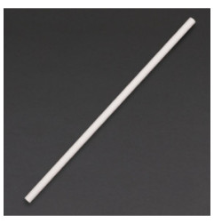 Pailles en papier compostables Fiesta Compostable blanches