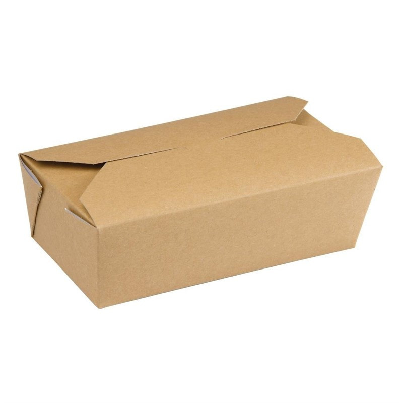 Cartons alimentaires rectangulaires kraft Colpac 985ml (lot de 250)
