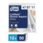 Serviettes blanches Linstyle Tork 400x400 (lot de 600)