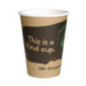 Gobelets boissons chaudes PLA simple paroi compostables 34 cl Fiesta Compostable (x1000)