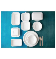 Boîtes à hamburger en bagasse Fiesta Compostable 153mm (Lot de 500)