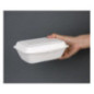 Barquettes à charnière en bagasse compostables Fiesta Compostable 18,2 cm (lot de 250)