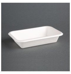 Barquettes compostables en bagasse Fiesta Compostable 455ml (lot de 50)