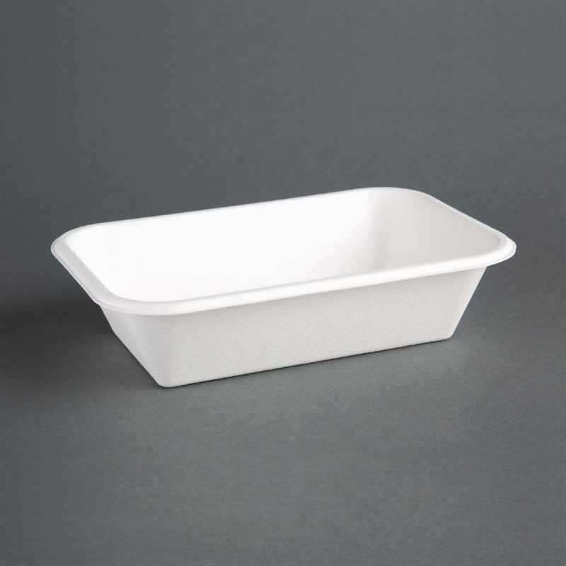 Barquettes compostables en bagasse Fiesta Compostable 910ml (lot de 50)