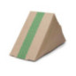 Boîtes sandwichs triangles kraft standards Vegware 65mm (x500)