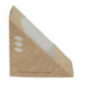 Boîtes sandwichs triangles kraft standards Vegware 65mm (x500)