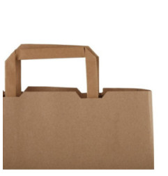 Grands sacs compostables en papier recyclé Vegware largeur 25 cm (x250)