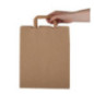 Grands sacs compostables en papier recyclé Vegware largeur 25 cm (x250)