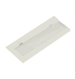 Sacs snack chaud en papier glassine compostable avec fenêtre NatureFlex Vegware (Lot de 1000)