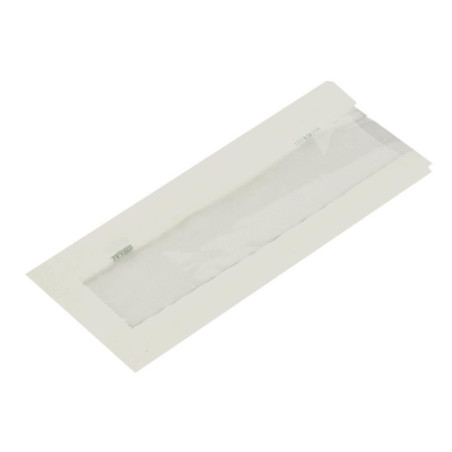 Sacs snack chaud en papier glassine compostable avec fenêtre NatureFlex Vegware (Lot de 1000)