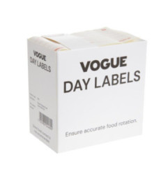 Etiquettes pour produits préparés Hygiplas (Lot de 500)