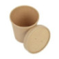 Couvercles pour bols à soupe kraft micro-ondables recyclables Colpac 450ml (lot de 500)