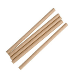 Pailles à smoothie Recyclables en papier Fiesta Recyclable kraft 210mm (lot de 250)