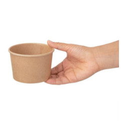 Pots à soupe compostables en PLA Fiesta Compostable 98 mm 230ml (lot de 500)